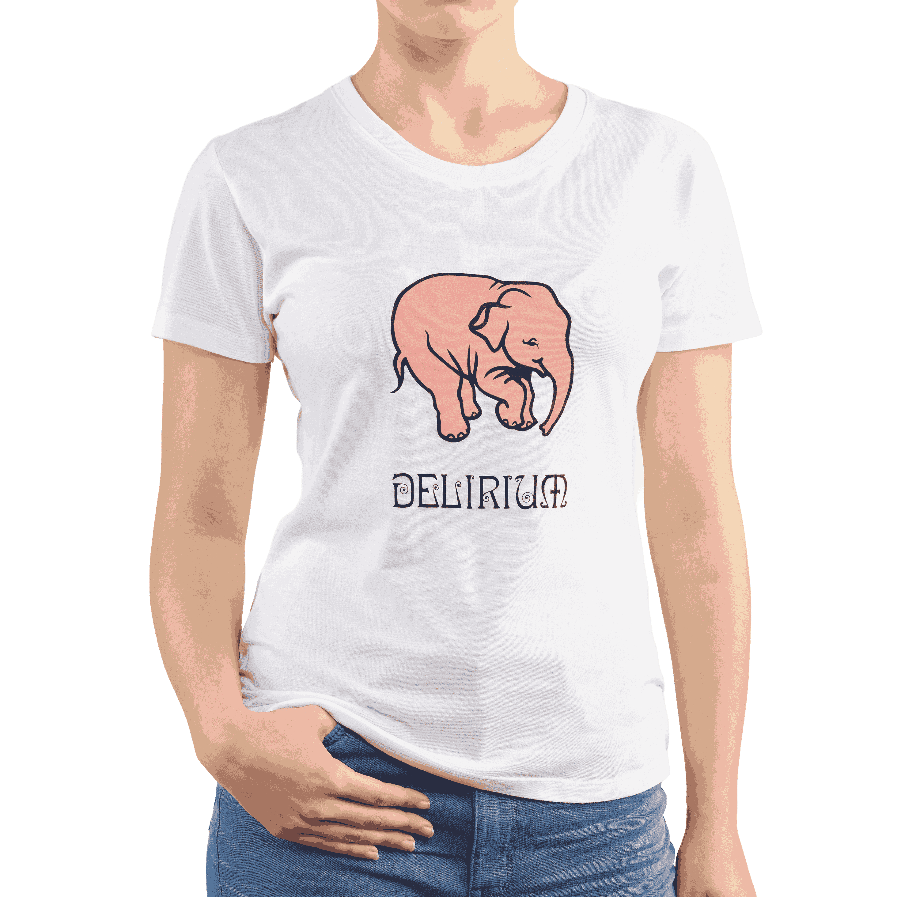 T-Shirt Delirium Bianca Donna