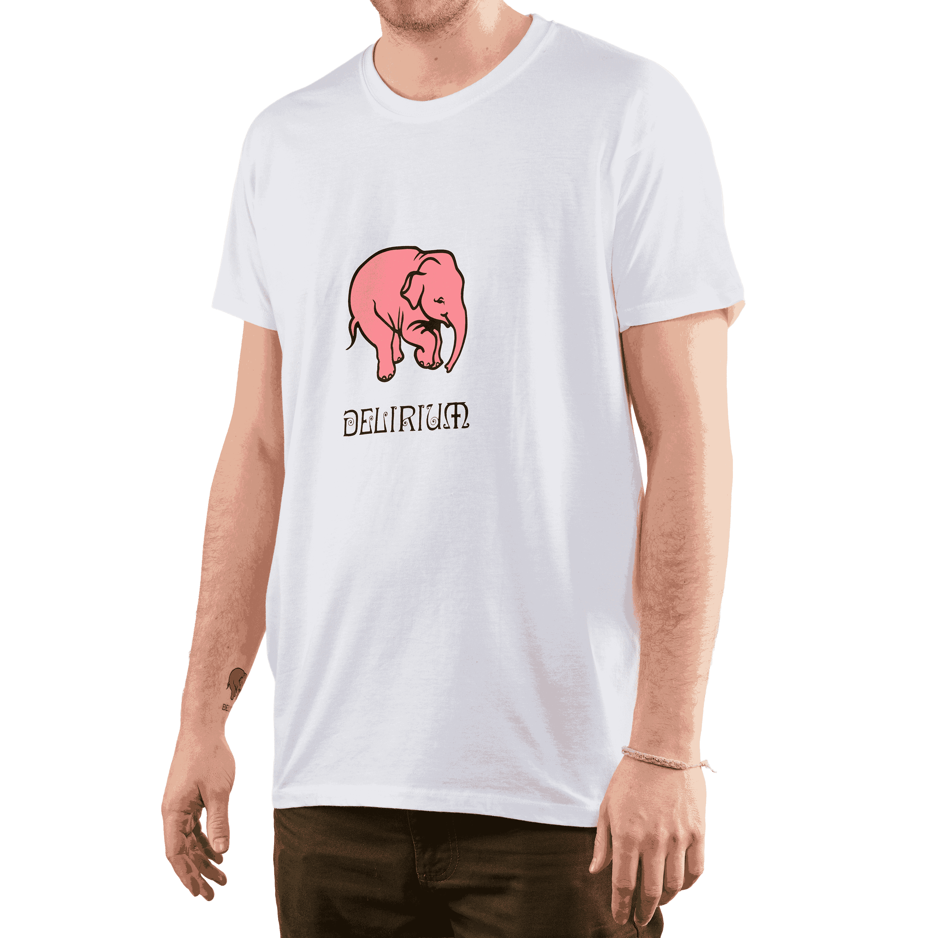 T-Shirt Delirium Bianca Uomo
